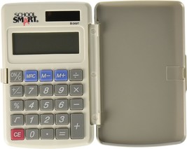 School Smart 8-Digit Lcd Dual Power Pocket Calculator, 2-7/8 X 3/8 X, 5/8 Inches - £27.51 GBP