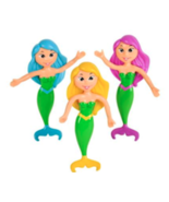 6 pc lot 4&quot; BENDABLE MERMAID DOLL ASSORTMENT ty506 figure doll girls pri... - $15.47 CAD