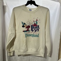 Disneyland 35 Years of Magic Sweatshirt Vintage 90’s Mickey Mouse Size Large - £50.67 GBP