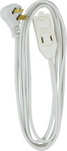 Slimline Extension Cord - 16/3 Indoor Flat Plug with Right Angled Design... - $10.67