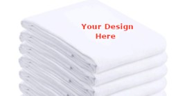 Custom embroidered flour sack towels - £6.36 GBP