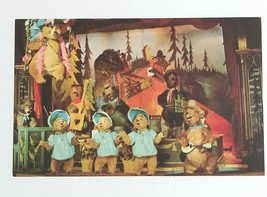 Walt Disney World Florida Country Bear Jamboree Musical UNP Vtg Postcard c1970s  - £3.77 GBP