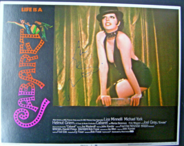 Liza Minnelli &amp; Joel Grey (Cabaret) Orig,Autographs Sign Movie Lobby Cards - £467.24 GBP
