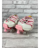 Build a Bear Roller Skates with Skechers Shoes Pink White - £11.71 GBP