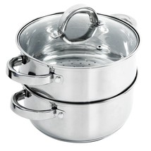 Oster Hali 3-Piece Stainless Steel Steamer Set With Lid - $74.81