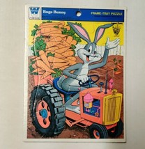 Vintage 1975 Looney Tunes Warner Bros BUGS BUNNY Carrot Farm Frame-Tray ... - £15.46 GBP