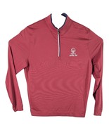 Mott Country Club FootJoy Mens Light Burgundy Red 1/4 Zip Jacket Medium ... - $28.71