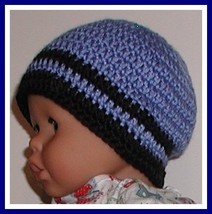 Wedgewood Blue Hat, Shades Of Blue Baby Boys Beanie, Sky Navy Blue Baby ... - £7.19 GBP