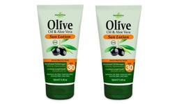 2 Pieces Moisturizing Sun Lotion SPF 30 Natural Sun Protection Free Ship - $88.28