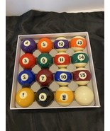 Olhausen Billiards Pool Balls Billiard Eight Ball Nine Ball Barely Look ... - $29.70