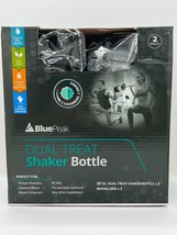 2x Protein Shaker Bottles 28 Ounce Capacity With Dual Treat Technology, ... - £22.67 GBP