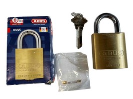 NEW Abus 83/45 300 Brass Lock Padlock Rekeyable Schlage - £23.67 GBP