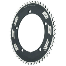 Full Speed Ahead Pro Track Chainring 52t 144 BCD 1/2 in x 1/8 in Aluminum Black - £102.25 GBP