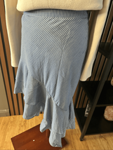 A new day asymmetric blue stripe skirt size 4 - $18.81