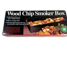 Charcoal Companion Wood Chips Smoker Box Add Flavor To Your Grilled Foods New - £14.98 GBP