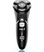 Men&#39;S Electric Shaver -  Corded and Cordless Rechargeable 3D Rotary Shav... - $77.28 CAD