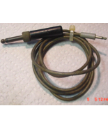 4&#39; Audio Test Adapter Cable Mil B180207 Screw lock 1/4&quot; Conn-Mono 1/8&quot; P... - $180.50 MXN