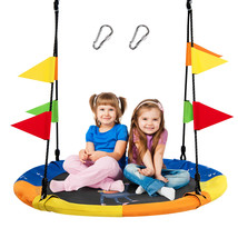 Indoor Outdoor Swing 40&quot; Flying Saucer Tree Swing W/Hanging Straps Monkey - £62.94 GBP