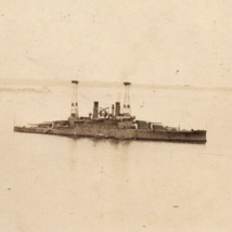 WWI USS South Carolina Battleship Real Photo Postcard - $25.66