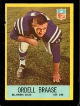 1967 Philadelphia #16 Ordell Braase Good (Rc) Colts *X34408 - £0.94 GBP