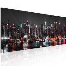 Tiptophomedecor Stretched Canvas Wall Art  - New York Dream - Stretched &amp; Framed - £72.15 GBP+