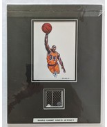 Shaq Shaquille O&#39;Neal HOF Matted Lithograph &amp; Game Used Jersey Relic - £78.89 GBP