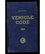 STATE of CALIFORNIA - 1969 VEHICLE CODE * Hardcover book Ronald Reagan G... - $14.36