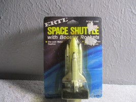 Vintage ERTL Space Shuttle Booster Rockets #1515 Die Cast Metal Replica 1/500 - $22.02
