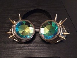 Steampunk Adult Kaleidoscope Goggles With Spikes - £11.97 GBP