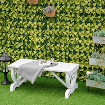 Outdoor Farmhouse Fir Wood 2-Person Garden Bench in White Finish - $195.99