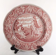 SPODE ARCHIVE GEORGIAN SERIES 10&quot; DISPLAY PLATE-RED- THE WOODMAN - £11.95 GBP