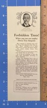 Vintage Print Ad John Davey Father of Tree Surgery Surgeons Kent OH 10&quot; ... - £6.80 GBP