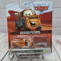 HTF DISNEY PIXAR CARS  - MATER (WITH SIGN) DIECAST COLLECTABLE SEALED - £9.74 GBP