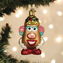 Old World Christmas Mrs. Potato Head Glass Popular Toy Christmas Ornament 44201 - £18.24 GBP