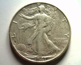 1947 Walking Liberty Half Extra Fine Xf Extremely Fine Ef Nice Original Coin - £21.24 GBP