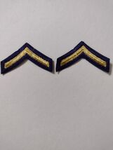 ARMY PRIVATE FIRST CLASS NON-COMBAT UNIT CHEVRONS 1948-1951 PAIR (2) :KY... - $4.55