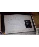 GG ALLIN Headstone B&amp;W Poster!  Rare As F—k!! 20”X24” - £224.47 GBP