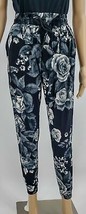 Leggings Depot Premium Joggers Flower Print High Waist Track, Size Small - £15.98 GBP