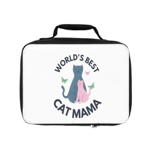 worlds best cat mama animal lovers gift Lunch Bag - £37.19 GBP