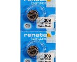 Renata 309 SR754SW Batteries - 1.55V Silver Oxide 309 Watch Battery (10 ... - £3.93 GBP+