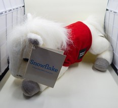 Wells Fargo Bank Legendary Pony Snowflake Horse Plush 2011 Stuffed Toy - £11.18 GBP