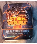 2013 3D STAR WARS HOLOGRAPHIC PLAYING CARDS COMPLETE FULL DECK IN COLLEC... - $228.74 MXN