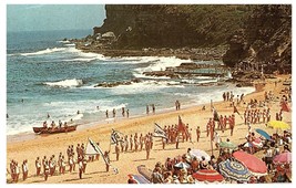 Pan Am Makes the Going Great Avalon Beach Australia Airline Issued Postcard - £8.72 GBP