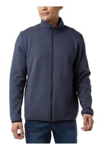 32 Degrees Mens Jacket Blue Full-Zip Lined Pockets Stand-Up Collar Heavy... - $42.99
