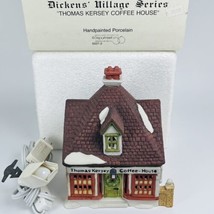 Dept 56 Thomas Kersey Coffee House Dickens&#39; Village 1986 Retired With Li... - £19.42 GBP