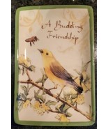 Vintage A Budding Friendship Dish Cracker Barrel Summer Song Collection ... - $6.83
