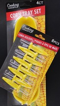Corn on the Cob Holders & Tray Sets - £4.74 GBP