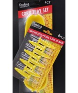 Corn on the Cob Holders &amp; Tray Sets - £4.69 GBP