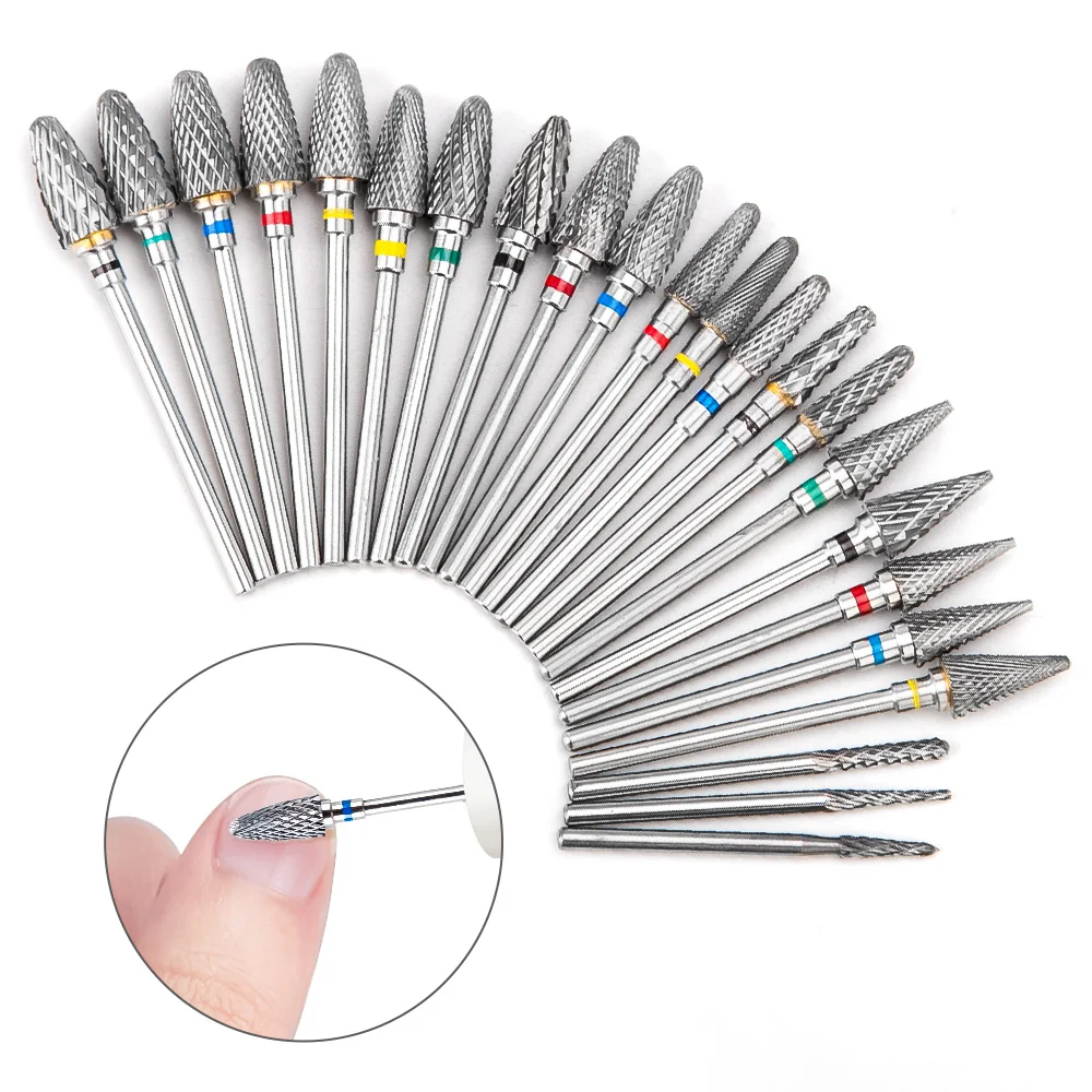 Sporting Dmoley Tungsten Carbide Nail Drill Bit Electric Manicure Drills For Mil - £18.44 GBP