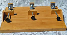BedShelfie Wood Shelf For Bed Clip On Bedside Table Nightstand Tray Orga... - £31.56 GBP